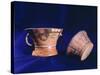 Pottery with Geometric Decorations Originating from Tiahuanaco-null-Stretched Canvas