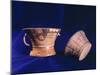 Pottery with Geometric Decorations Originating from Tiahuanaco-null-Mounted Giclee Print