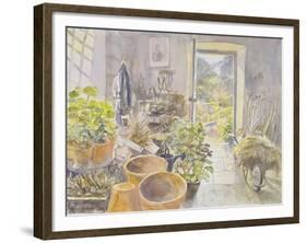 Potting Shed at La Forge De Buffon-Tim Scott Bolton-Framed Giclee Print