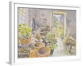 Potting Shed at La Forge De Buffon-Tim Scott Bolton-Framed Giclee Print