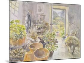 Potting Shed at La Forge De Buffon-Tim Scott Bolton-Mounted Giclee Print