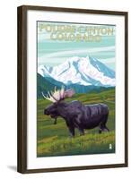 Poudre Canyon, Colorado - Moose-Lantern Press-Framed Art Print