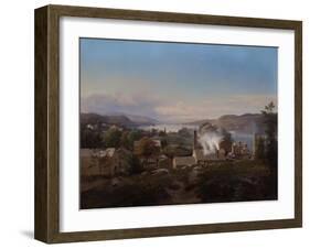 Poughkeepsie Iron Works (Bech’s Furnace), 1856-Johann Herman Carmiencke-Framed Giclee Print