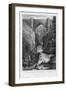 Poul a Phuca Waterfall, County Wicklow, 1829-J Rogers-Framed Giclee Print