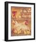 Poule Blanche-Pascal Cessou-Framed Art Print