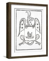 Poule Noire, Frontispiece, 'The Red Dragon'-null-Framed Giclee Print