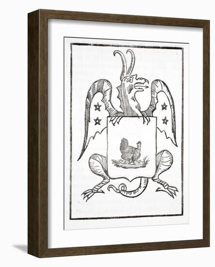 Poule Noire, Frontispiece, 'The Red Dragon'-null-Framed Giclee Print