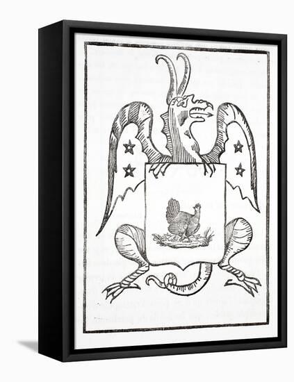 Poule Noire, Frontispiece, 'The Red Dragon'-null-Framed Stretched Canvas