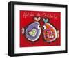 Poules z´amoureuses-Carine Mougin-Framed Art Print