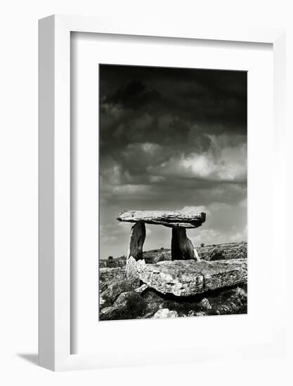 Poulnabrone Dolmen, Burren, County Clare, Neolithic Age, Hole of the Worries-Bluehouseproject-Framed Photographic Print