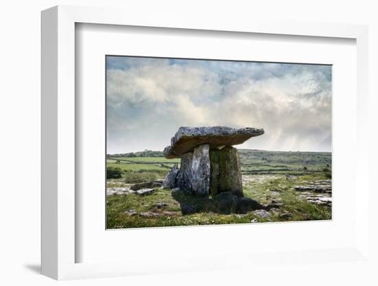 Poulnabrone Dolmen, Burren, County Clare, Neolithic Age, Hole of the Worries-Bluehouseproject-Framed Photographic Print