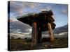 Poulnabrone Dolmen Megalithic Tomb, Burren, County Clare, Munster, Republic of Ireland (Eire)-Andrew Mcconnell-Stretched Canvas