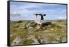 Poulnabrone Dolmen Portal Megalithic Tomb, the Burren, County Clare, Munster, Republic of Ireland-Gary Cook-Framed Stretched Canvas