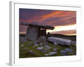 Poulnabrone Dolmen, the Burren, Co, Clare, Ireland-Doug Pearson-Framed Photographic Print