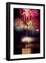 Poulsbo Fireworks II-Kathy Mahan-Framed Photographic Print