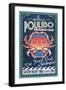 Poulsbo, Washington - Dungeness Crab-Lantern Press-Framed Art Print