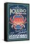 Poulsbo, Washington - Dungeness Crab-Lantern Press-Framed Stretched Canvas