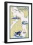 Poulsbo, Washington - Nautical Chart-Lantern Press-Framed Art Print