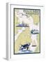 Poulsbo, Washington - Nautical Chart-Lantern Press-Framed Art Print