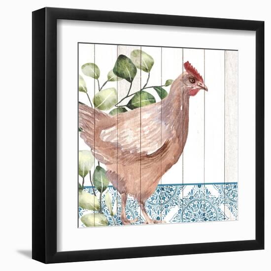 Poultry Farm 1-Kimberly Allen-Framed Art Print