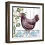 Poultry Farm 3-Kimberly Allen-Framed Art Print