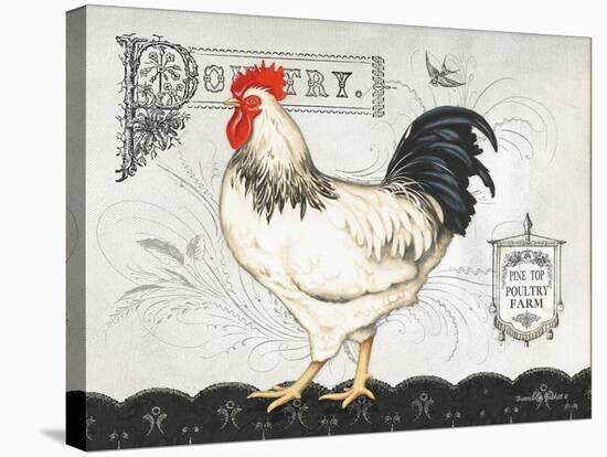 Poultry Farm I-Gwendolyn Babbitt-Stretched Canvas