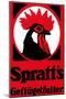 Poultry Feed Advertisement In German-null-Mounted Art Print