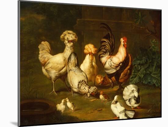 Poultry in a Landscape-Johann Wenzel Peter-Mounted Giclee Print