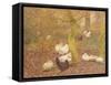Poultry in a Wood, C.1890-Emile Claus-Framed Stretched Canvas