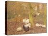 Poultry in a Wood, C.1890-Emile Claus-Stretched Canvas