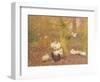 Poultry in a Wood, C.1890-Emile Claus-Framed Giclee Print