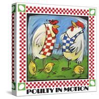 Poultry in Motion Poster-Tim Nyberg-Stretched Canvas