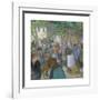 Poultry Market at Gisors-Camille Pissarro-Framed Premium Giclee Print