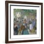 Poultry Market at Gisors-Camille Pissarro-Framed Premium Giclee Print