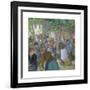 Poultry Market at Gisors-Camille Pissarro-Framed Premium Giclee Print
