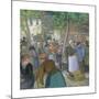 Poultry Market at Gisors-Camille Pissarro-Mounted Premium Giclee Print