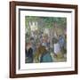 Poultry Market at Gisors-Camille Pissarro-Framed Premium Giclee Print