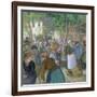 Poultry Market at Gisors-Camille Pissarro-Framed Giclee Print