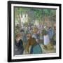 Poultry Market at Gisors-Camille Pissarro-Framed Giclee Print