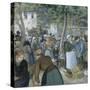 Poultry Market, Gisors-Camille Pissarro-Stretched Canvas