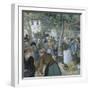 Poultry Market, Gisors-Camille Pissarro-Framed Giclee Print