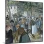 Poultry Market, Gisors-Camille Pissarro-Mounted Giclee Print
