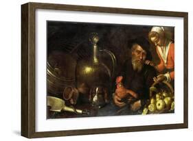 Poultry Merchant-Cornelis Jacobsz Delff-Framed Art Print