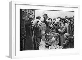 Poultry Merchants, Caledonian Market, London, 1926-1927-null-Framed Giclee Print