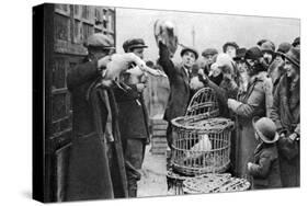 Poultry Merchants, Caledonian Market, London, 1926-1927-null-Stretched Canvas