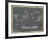 Poultry on Burlap-Gwendolyn Babbitt-Framed Art Print