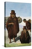 Poultry Seller, Beggar and Labourer, Colombia-Gaspard Theodore Mollien-Stretched Canvas