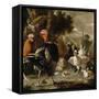 Poultry Yard, c.1668-Melchior De Hondecoeter-Framed Stretched Canvas