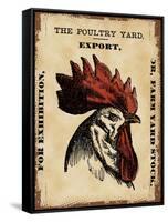 Poultry  Yard-null-Framed Stretched Canvas