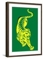 Pouncing Tiger-null-Framed Giclee Print